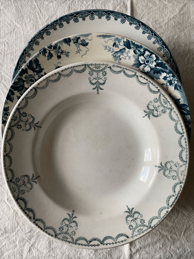 Assiettes Terre de fer dépareillées (x6)