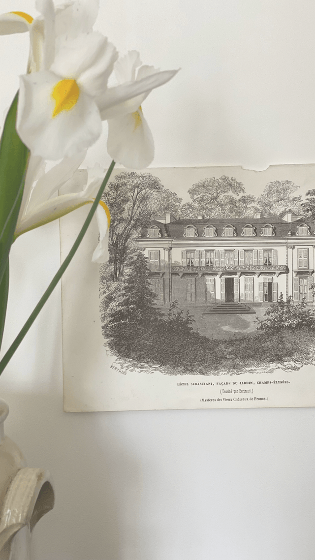 Reproduction Façade côté Jardin