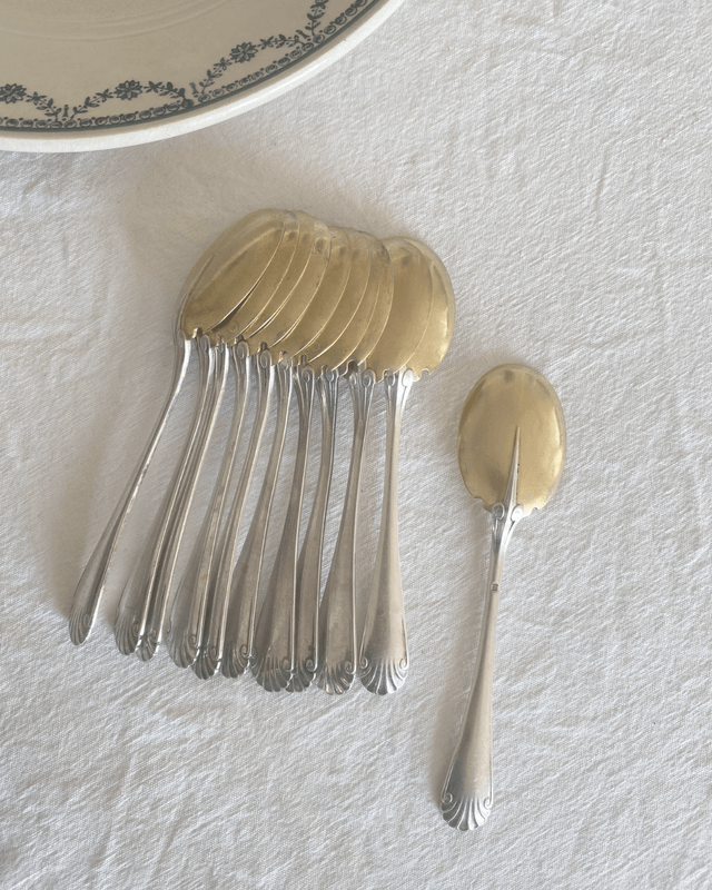 Cuillères à sorbet Christofle (x11)