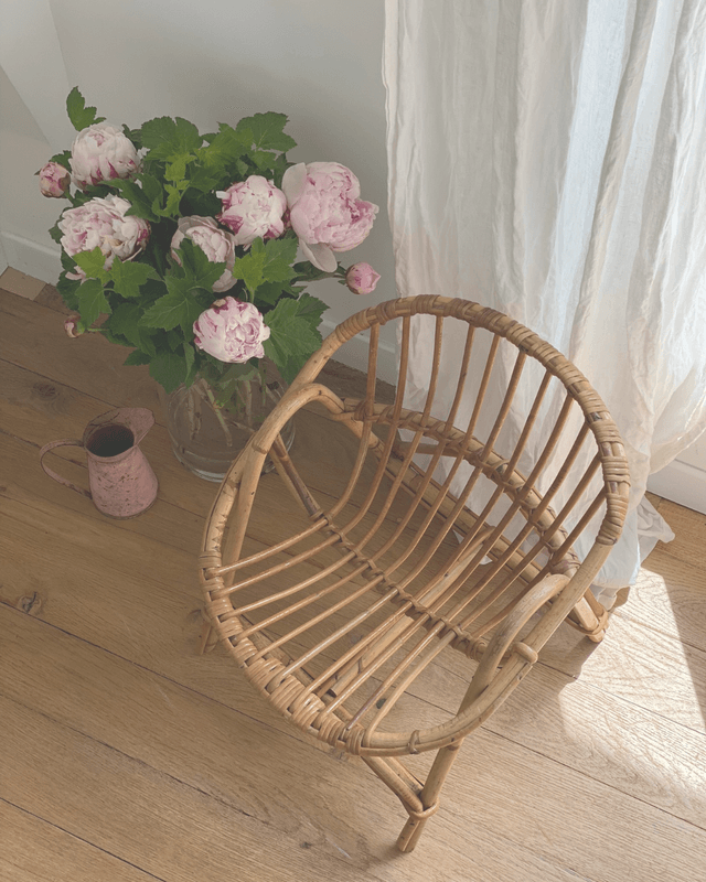 Fauteuil d'enfant en rotin