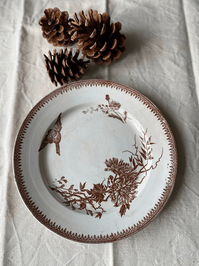 Assiettes Terre de fer Pexonne (x4)