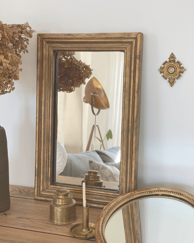 Miroirs dorés