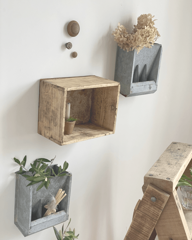 Casiers en bois ou zinc