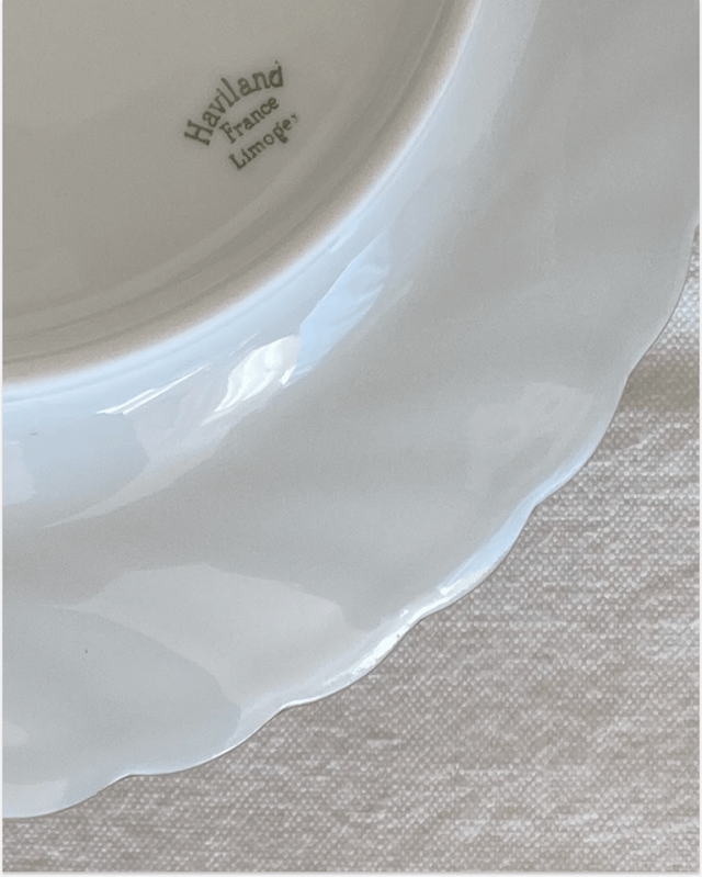 Assiettes à déssert Maison Haviland (x9)