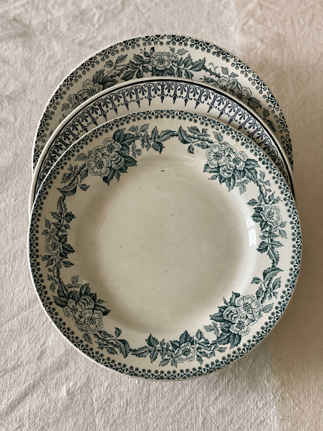 Assiettes Terre de fer dépareillées (x6)