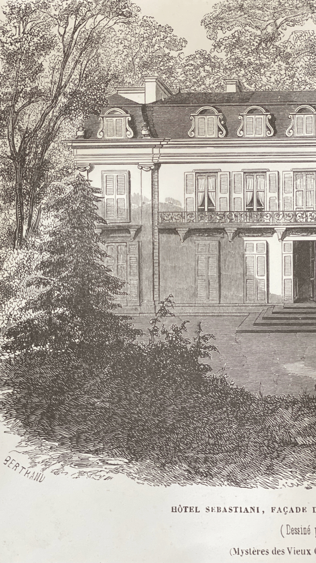 Reproduction Façade côté Jardin