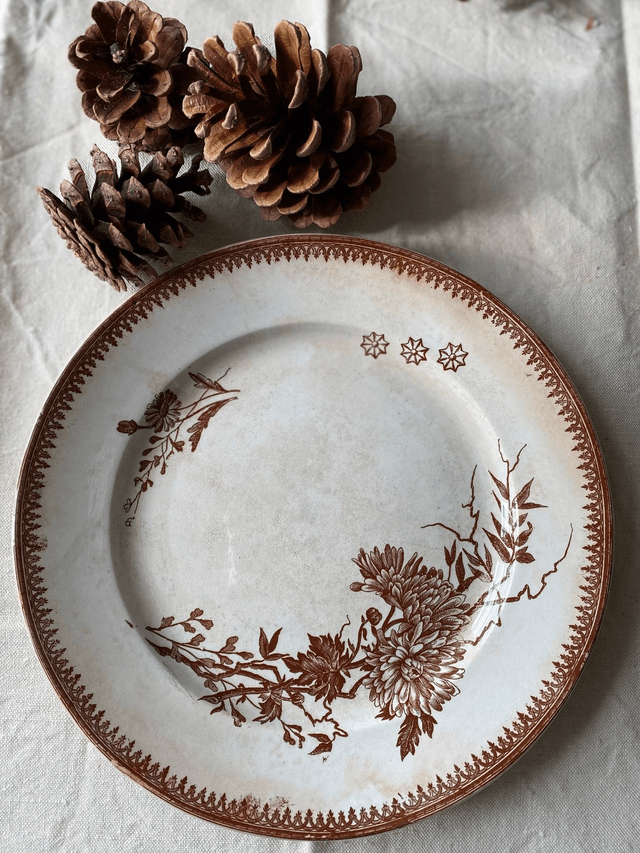 Assiettes Terre de fer Pexonne (x4)