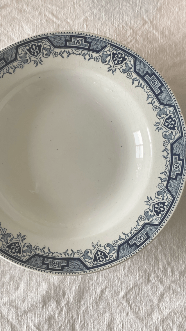 Assiettes creuses St Amand et Hamage Maroc (x2)