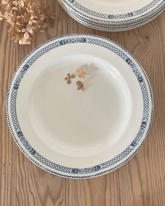 Assiettes creuses Terre de fer Salins Vauban (x6)