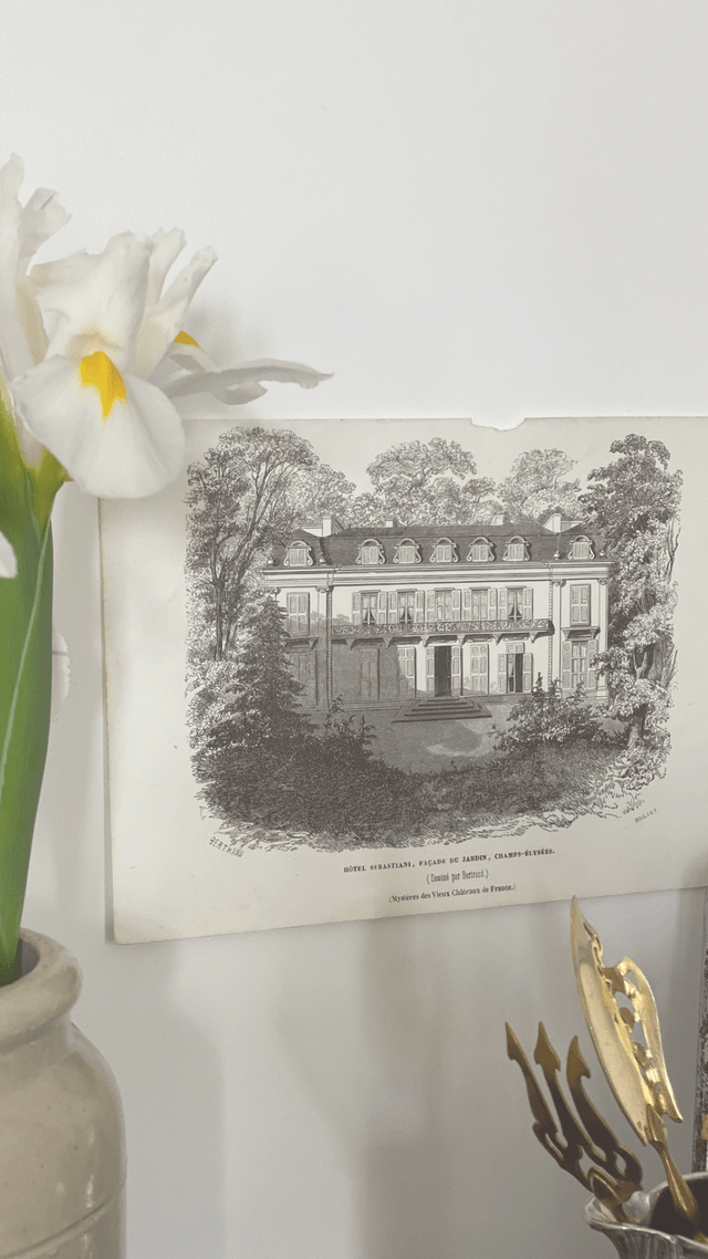Reproduction Façade côté Jardin