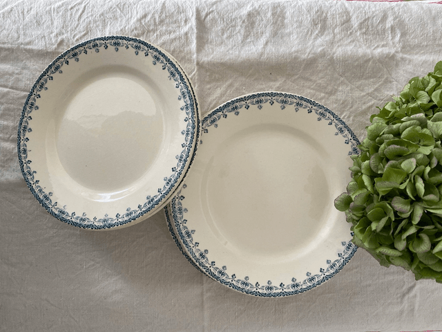 Assiettes Terre de fer H.B & Cie (x4)