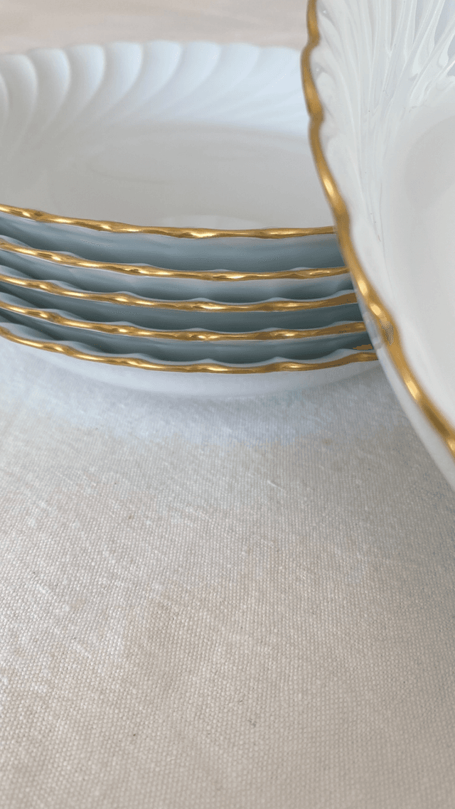 Assiettes Maison Haviland (x6 creuses)