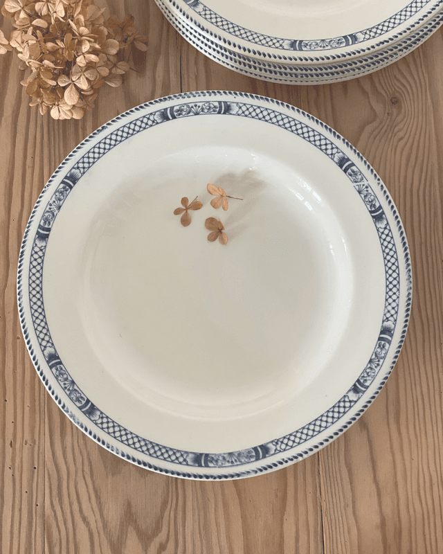Assiettes creuses Terre de fer Salins Vauban (x6)